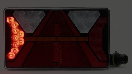 Piloto trasero izquierdo (lado conductor) remolque todo Led con luz posición efecto Neon STRADA