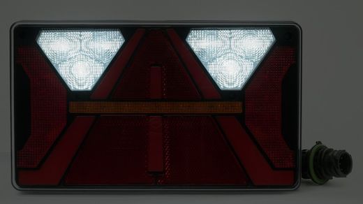 Piloto trasero izquierdo (lado conductor) remolque todo Led con luz posición efecto Neon STRADA