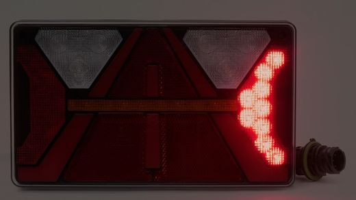 Piloto trasero izquierdo (lado conductor) remolque todo Led con luz posición efecto Neon STRADA