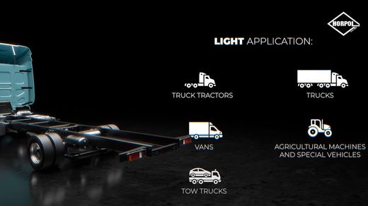Left rear light multifunction 6 services 24V Full Led Heavy Duty