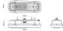 Left rear light Vignal for IVECO Daily Chassis-Cab