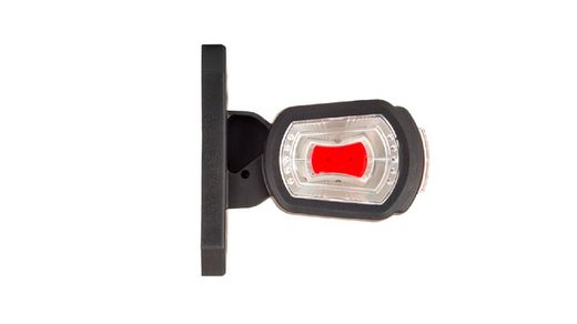 Piloto lateral trasero cuerno recto corto luz led blanca, ámbar y roja Horpol