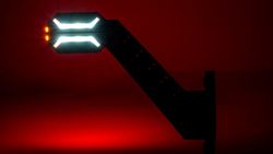 Rechtes LED-Rücklicht SS mit langem diagonalen Arm, Dragon