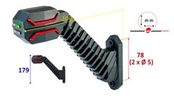 Rear LED left side light PR long diagonal arm Dragon