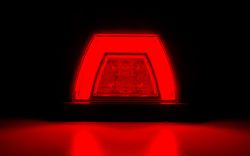 LED rear light with position light and turn signal