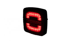 Fanale posteriore multifunzione (3 funzioni) LED 12/24V Lato destro o sinistro. Luce di posizione, freno e indicatore di direzione ROCA