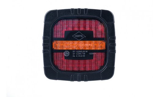 Fanale posteriore multifunzione (3 funzioni) LED 12/24V Lato destro o sinistro. Luce di posizione, freno e indicatore di direzione ROCA