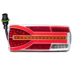 Piloto trasero multifunción Carmen LED 12/24V Izquierdo (lado conductor) con conector