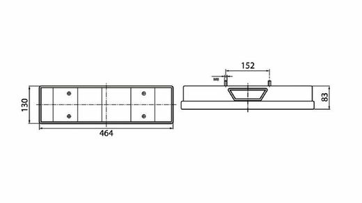 Connettore piccolo fanale posteriore multifunzione Iveco Euro 6 Vignal LC7