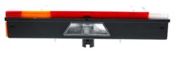 Multifunction rear light, left side (driver) with license plate lighting and IVECO rear connector