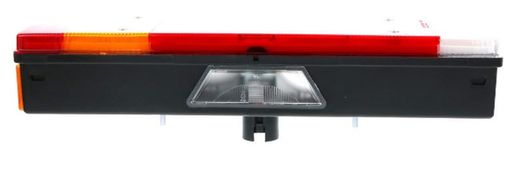 Multifunction rear light, left side (driver) with license plate lighting and IVECO rear connector