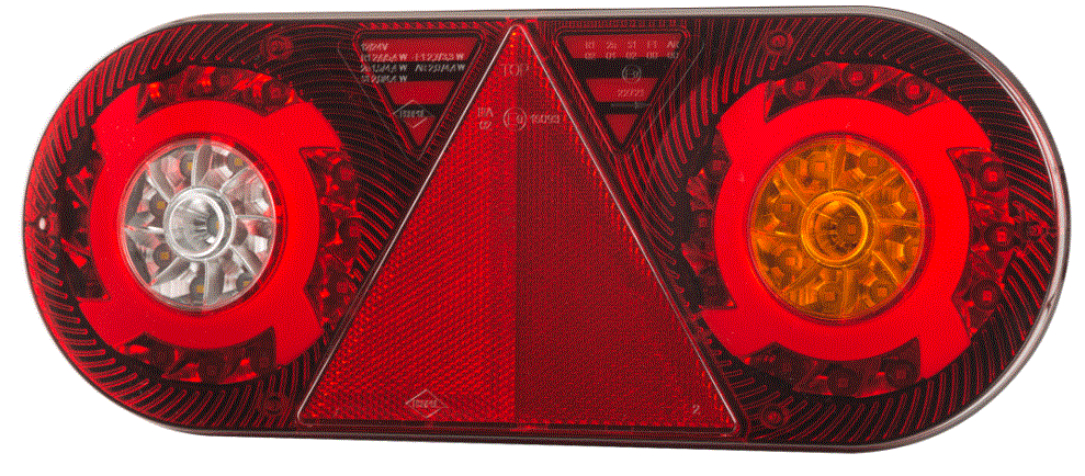 Piloto trasero multifunción Stella LED 12/24V derecho (lado acompañante) para remolque y semi-remolque.