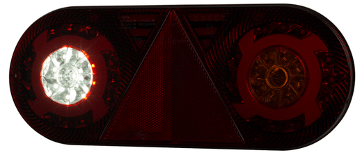 Luce posteriore multifunzione Stella LED 12/24 V destra (lato passeggero) per rimorchi e semirimorchi.