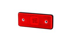 Piloto trasero rectangular posición Led y catadióptrico rojo 12/24V Horpol