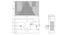 Trailer rear light with triangle connector Ajba FP63