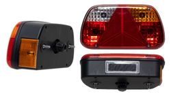Trailer rear light with right triangle (passenger side) Sim 3150