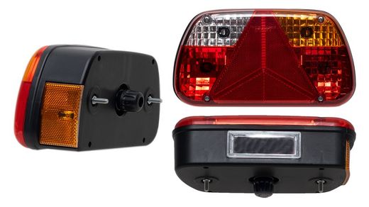 Trailer rear light with right triangle (passenger side) Sim 3150