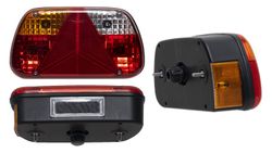 Trailer rear light with left triangle (driver's side) Sim 3150