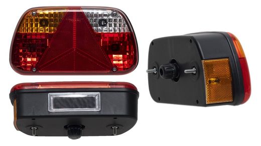 Trailer rear light with left triangle (driver's side) Sim 3150