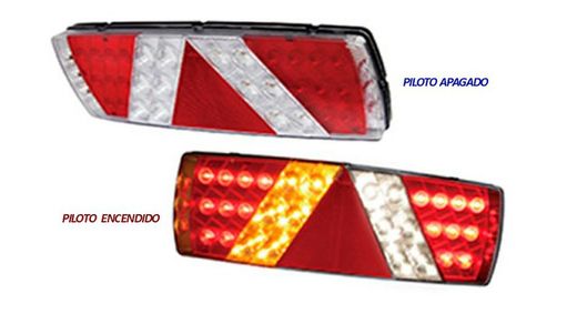 Taillight trailer triangle Led Lucidity