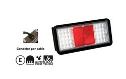 Fanale posteriore tre servizi Led Sim 3159