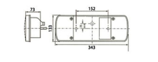 5-fach Universal-Multifunktionsrücklicht