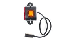 Aspock type super flexible straight arm led side tail light