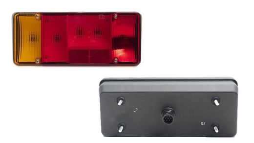 Taillights five small rear connector services