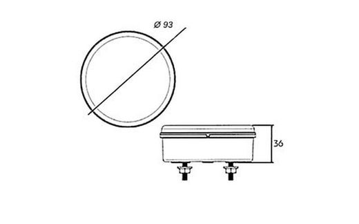 Feux Arrière Ronds Multifonction Led