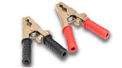 Grampos de bateria de latão maciço reforçado 600 Amp 1 positivo + 1 negativo