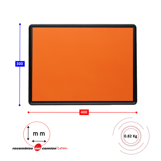 Stainless steel plate for dangerous goods without ADR numbers, V11 approval