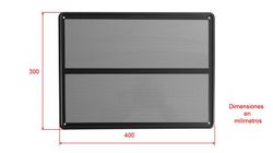 Dangerous goods plate with line without numbers ADR Homologation V11