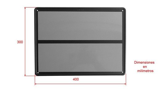 Dangerous goods plate with line without numbers ADR Homologation V11