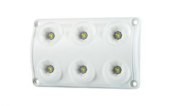Plafón rectángular luz interior LED 12/24v Horpol