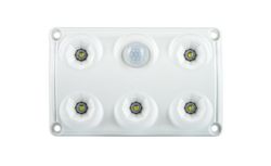 Plafon retangular LED luz interior com sensor de movimento 12/24v Horpol