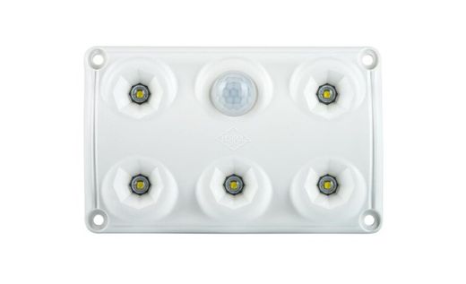 Plafon retangular LED luz interior com sensor de movimento 12/24v Horpol