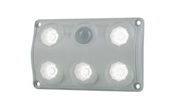 Plafon retangular LED luz interior com sensor de movimento 12/24v Horpol