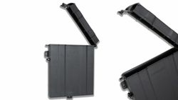 Waterproof black plastic exterior document holder for truck