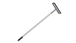 Rasqueta limpiacristales con malla anti mosquito 25cm mango 80 cm