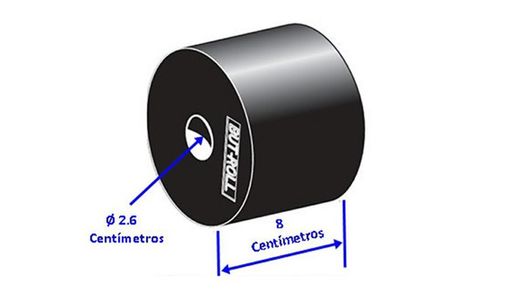 Replacement round cylindrical roller rubber bumper But-Roll