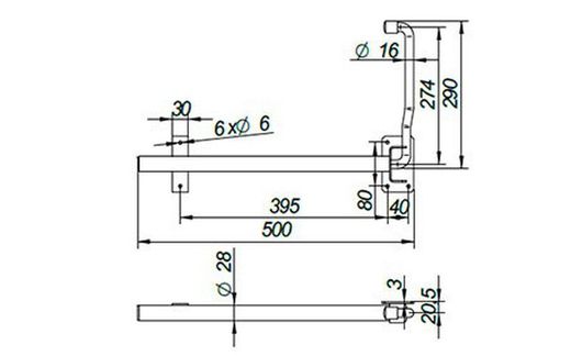 Retentor de porta com mola 500 Krone