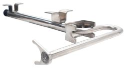 Retenedor puerta inoxidable con enganche a leva