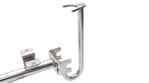 Retenedor puerta inoxidable con enganche a leva