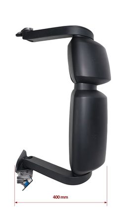 Specchio principale 400 sinistro (lato conducente) completo di regolazione elettrica Iveco Trakker