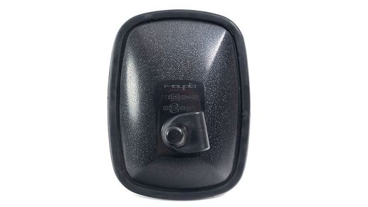 Specchietto retrovisore principale ovale piccolo, fissaggio su tubo, diametro 10 mm