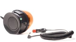 Rotativo âmbar com bateria de lítio recarregável