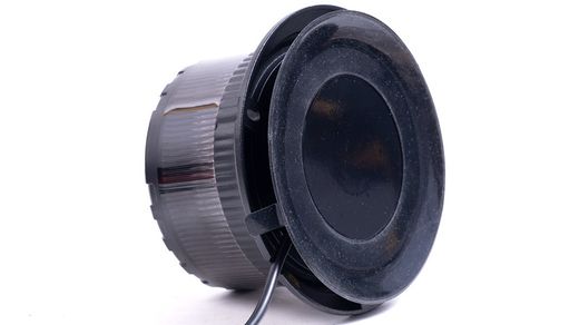 Hochleistungs-LED-Rundumleuchte mit gelbem Licht R65 Magnetsockel, Zigarettenanzünderanschluss 12/24 Volt