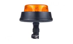 Flash LED âmbar rotativo Horpol para montagem em tubo (fechando com parafuso). Atende ao padrão R65 para uso em estrada.