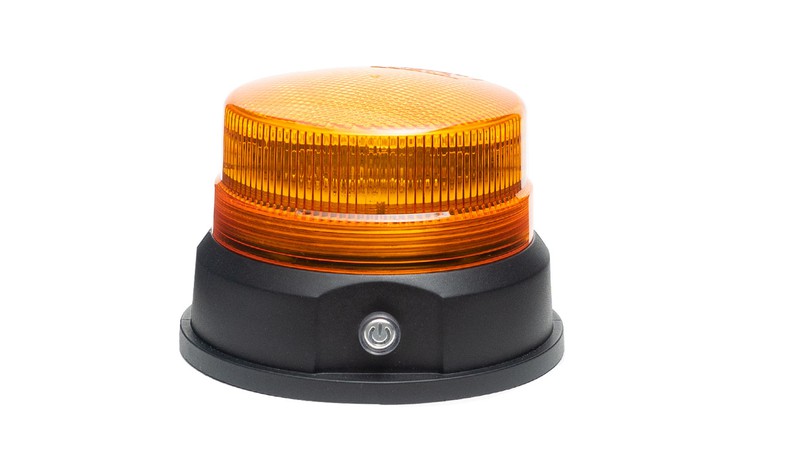 Lampeggiante LED rotante multifunzione autonomo a batteria ricaricabile  base magnetica R10 R65