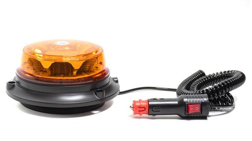 Drehbarer LED-Multifunktions-R65-Magnetfuß mit schlankem Anschluss an 12/24-Volt-Zigarettenanzünder